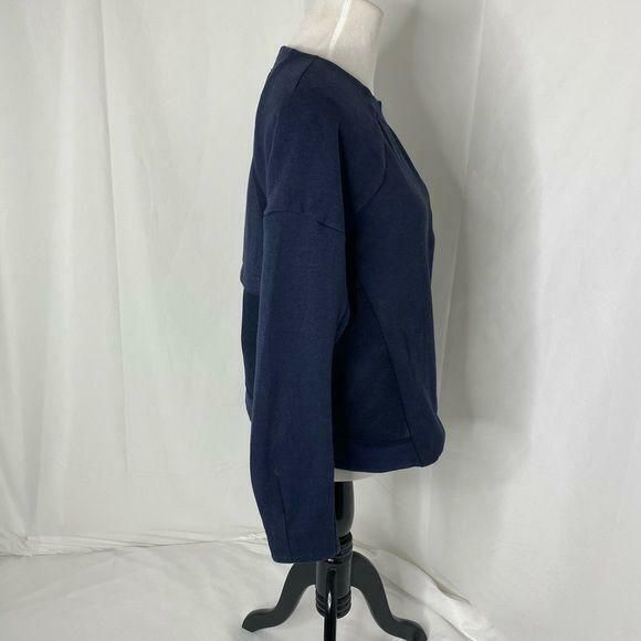 Nike Women’s sweatshirt Blue Pullover Mesh Back Athletic Size Medium - Picture 5 of 9